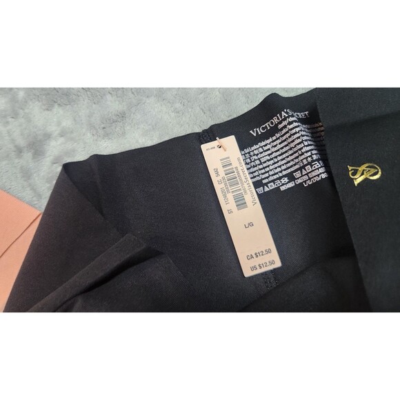 Victoria's Secret Large Muticolor 3 Pack NWT No-Show Cotton Cheeky Panties Logo - Picture 5 of 6